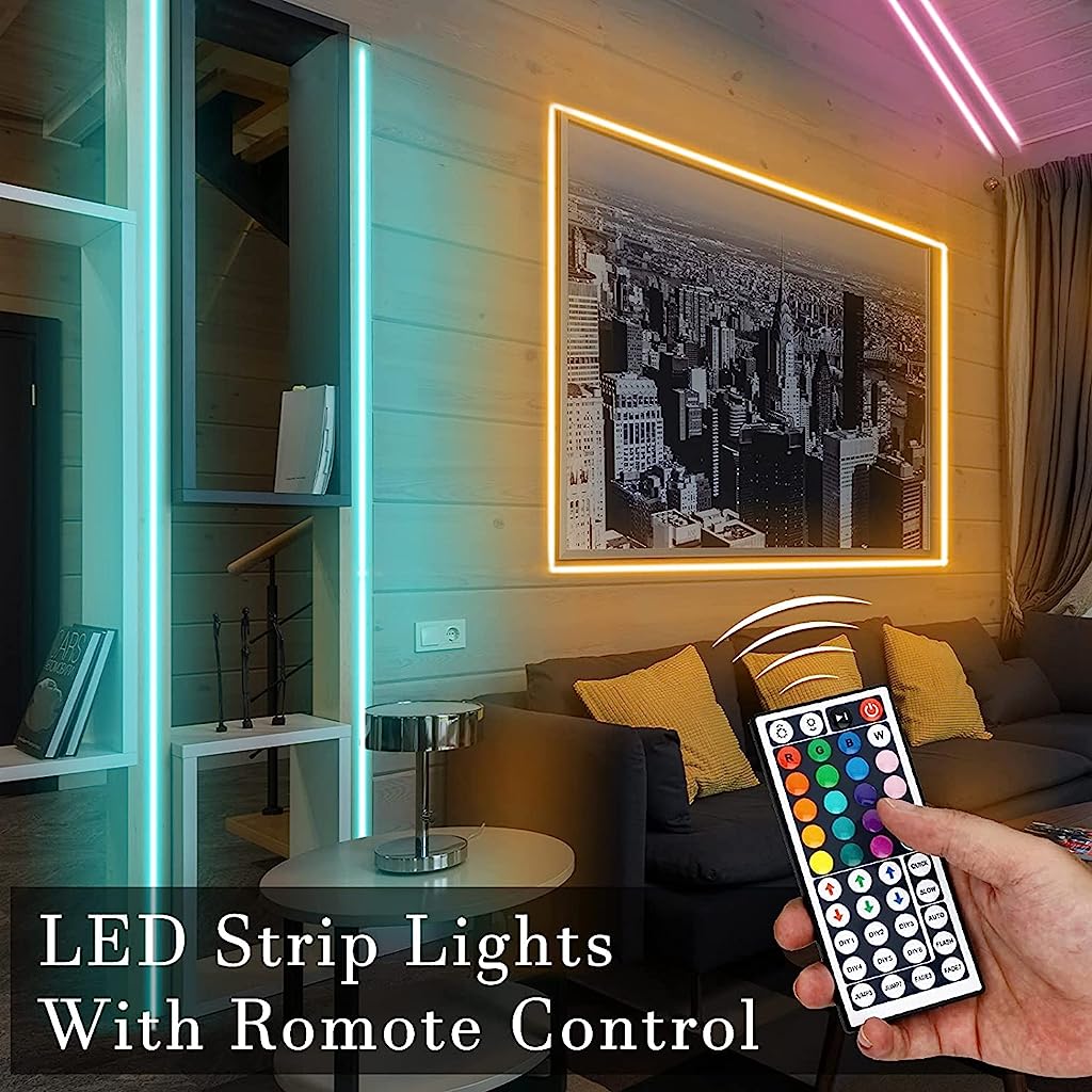 RGB Color Changing 180 LED Strip Light (2 pcs 5 Meter)