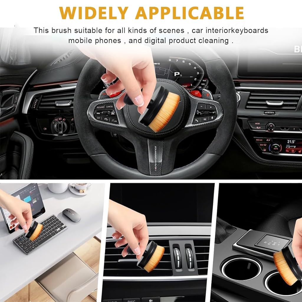 ZORBES® Car Duster Car Micro Fiber Brushes for Detailing Interior, Soft Car Detailing Brush, Cleaning Brush Dusting Tool for Dashboard, Keyboard, Air Conditioner, Gap, Window Railing