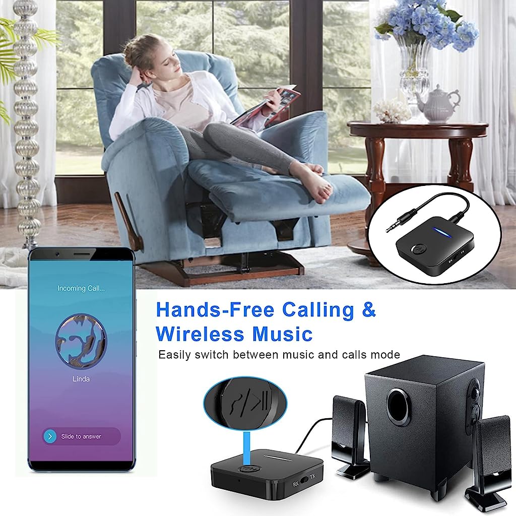 2-in-1 Bluetooth 5.0 Receiver