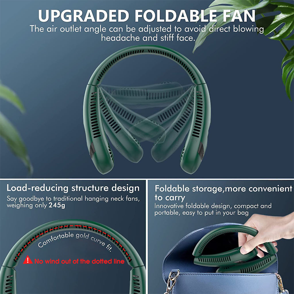 Foldable Portable Neck Fan 5000mAh