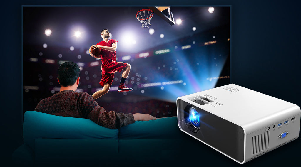 Verilux® Projector for Home Office Smart WiFi Connection