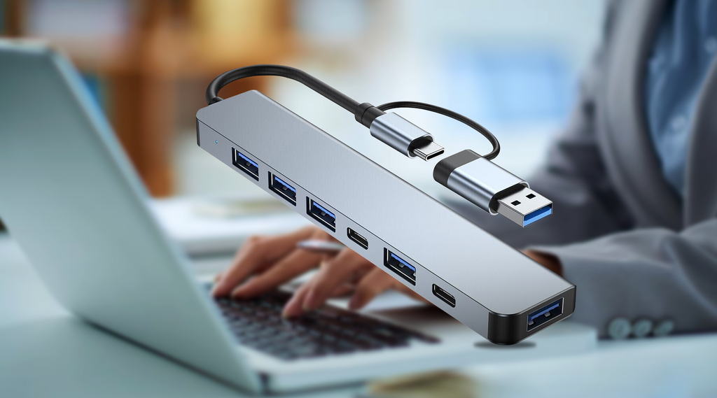 Unveiling the Versatility of USB C Hub with USB Adapter 7-in-1