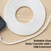 Reliable Charging & Data Transfer with a 16.4Ft Micro USB Extension Cable