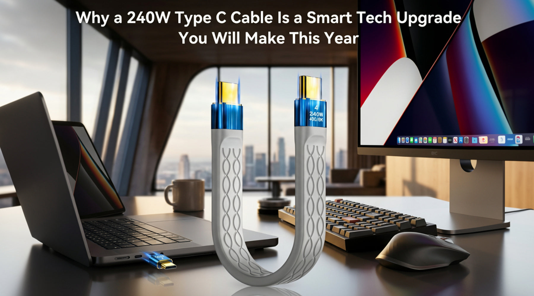Why a 240W Type C Cable Is a Smart Tech Upgrade You Will Make This Year
