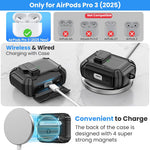 ZORBES 2 in 1 Magnetic TPU Cover Case Earbud Charging Case for Airpods Pro 3