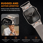 ZORBES Stainless Steel Milanese Loop Watch Band