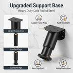 Serplex® 4PCS Metal Adjustable Furniture Legs Heavy Duty Replacement