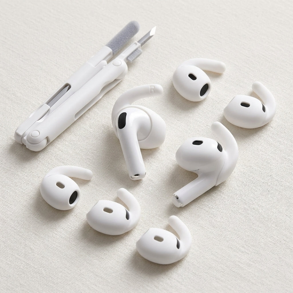 ZORBES® Ear Hooks Compatible with AirPods 4 Silicone Ear Grips