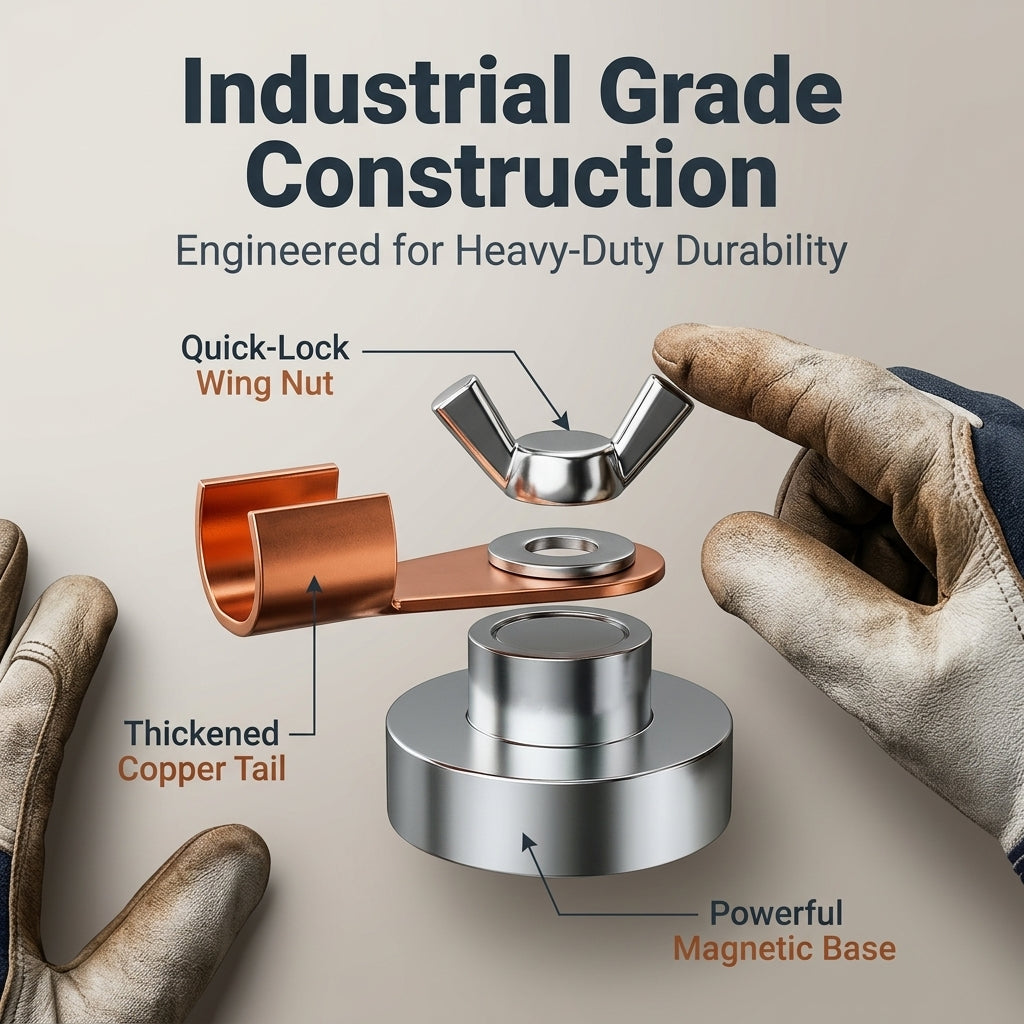 Serplex® Welding Magnetic Ground Clamp Heavy Duty Holder