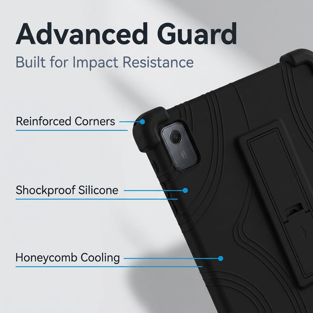 ZORBES® ZORBES Silicone Case Compatible for Lenovo Idea Tab 11 Kickstand