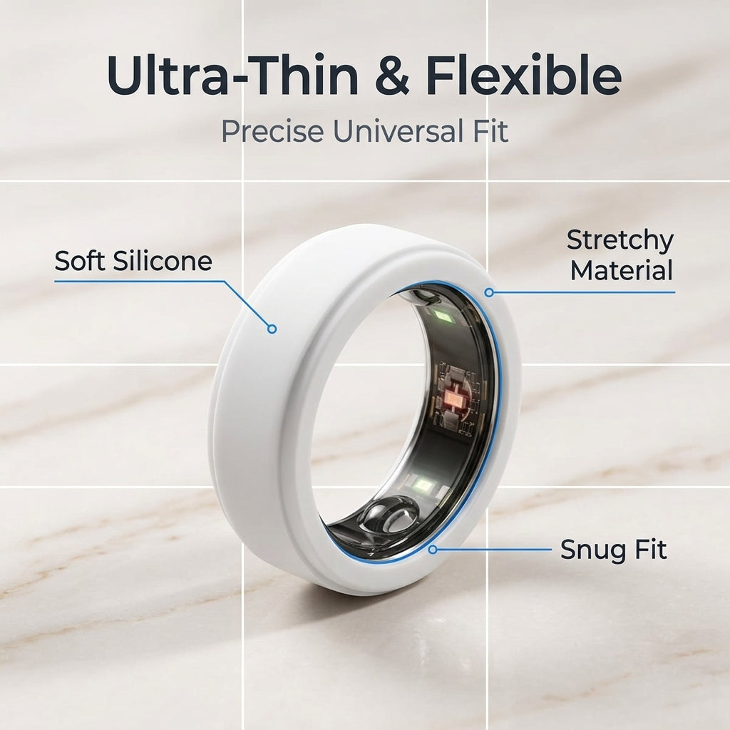 ZORBES® 4 Pack Silicone Cover Compatible for Samsung Galaxy Ring