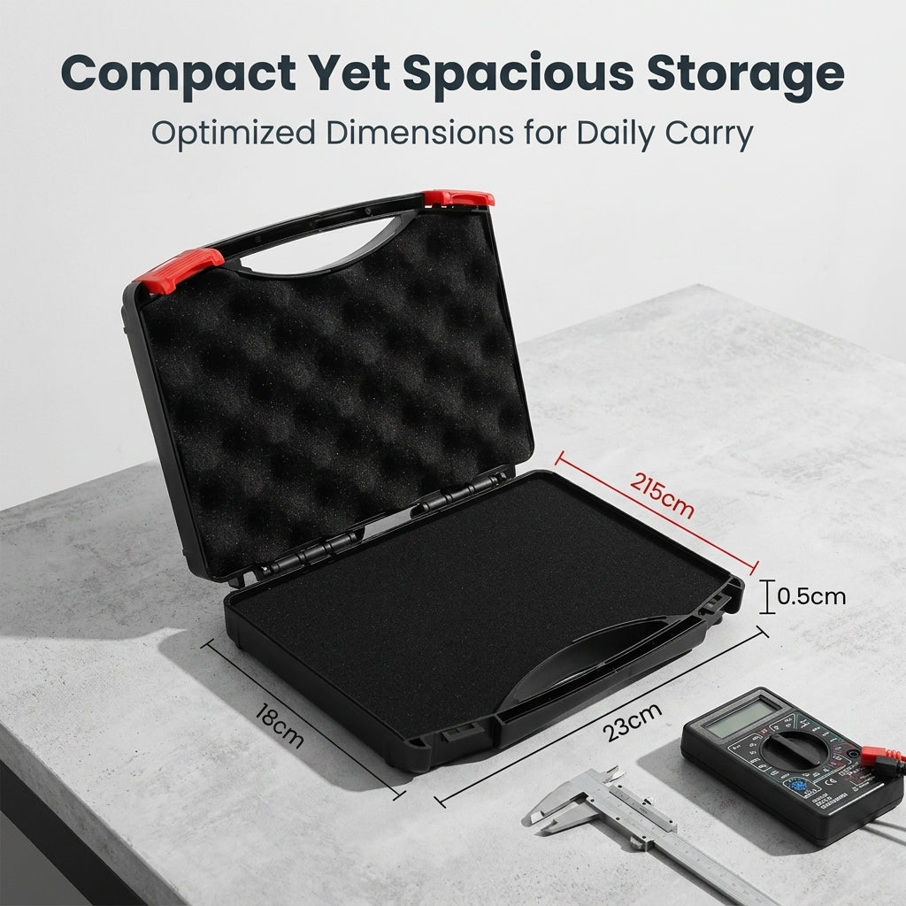 Serplex® Hard Shell Electrical Tool Case with Custom Foam 23x18cm