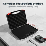 Serplex® Hard Shell Electrical Tool Case with Custom Foam 23x18cm