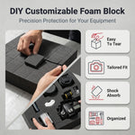 Serplex® Hard Shell Electrical Tool Case with Custom Foam 23x18cm