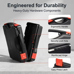 Serplex® Hard Shell Electrical Tool Case with Custom Foam 23x18cm