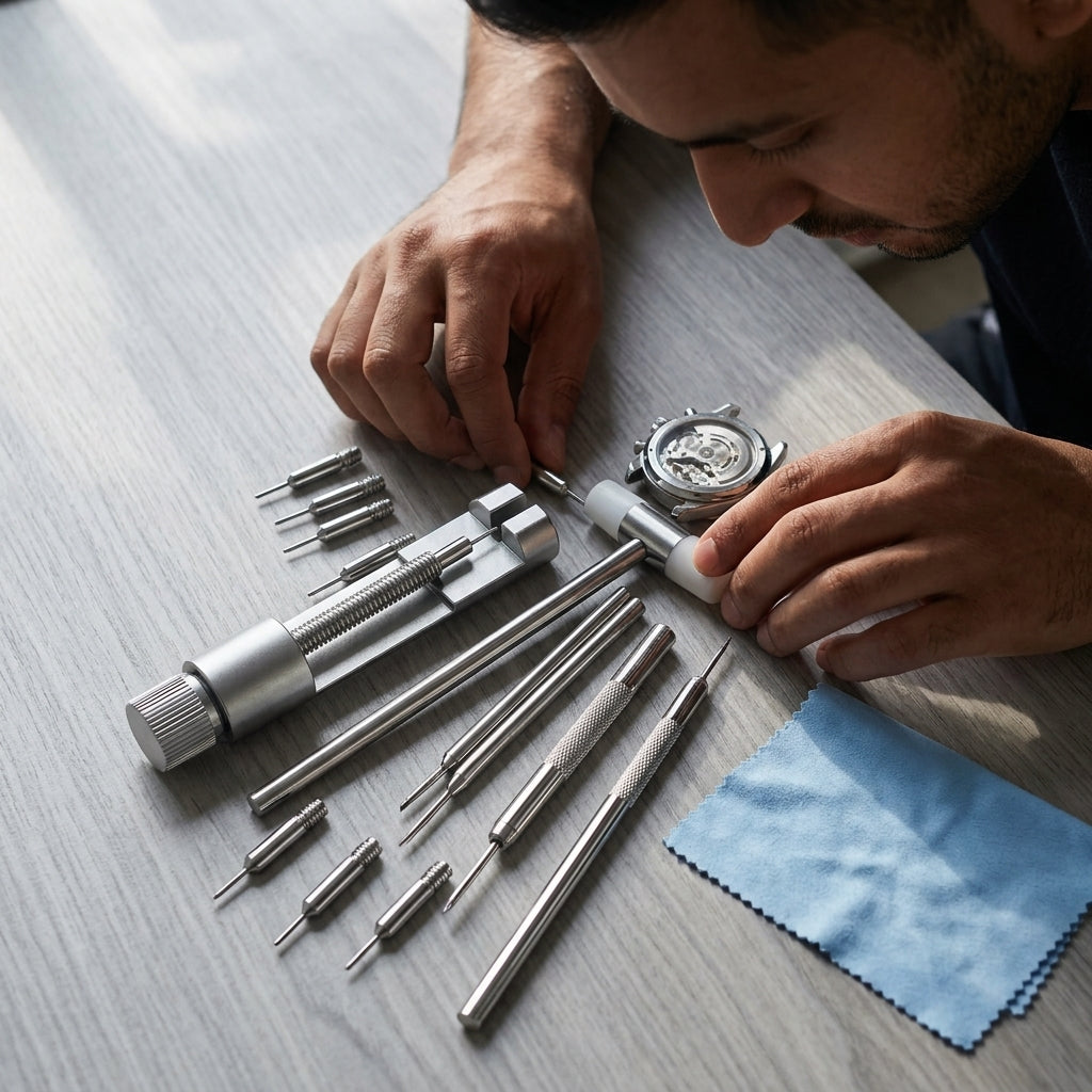 Serplex® 9Pcs Watch Repair Kit Tool Set with Link Remover