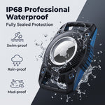 ZORBES® Waterproof AirTag Case for Dog Collar TPU Pet Holder