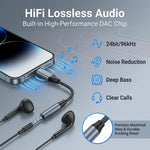 Verilux® 2 Pack Type C to 3.5mm Audio Adapter for iPhone 17/16/15