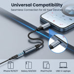 Verilux® 2 Pack Type C to 3.5mm Audio Adapter for iPhone 17/16/15