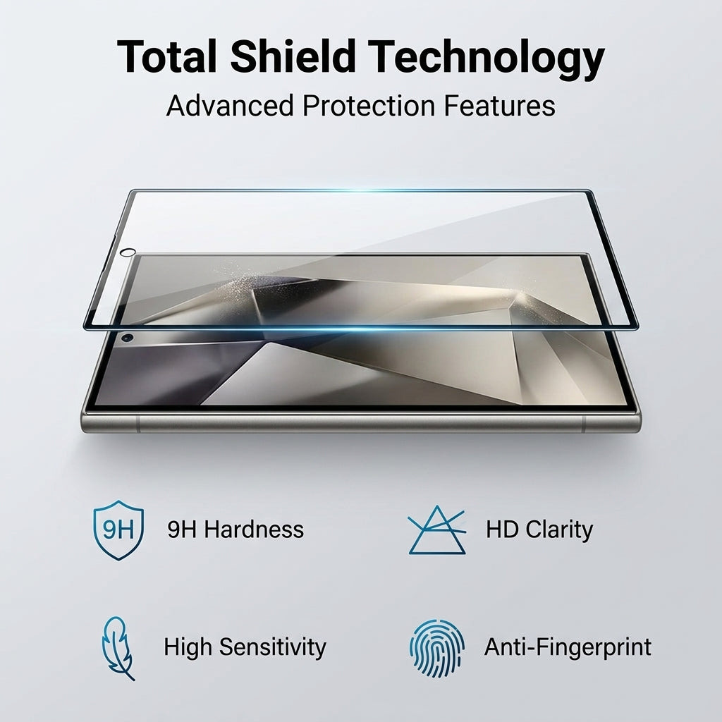 ZORBES® Screen Protector & Lens Cover for Galaxy S24 Ultra 9H