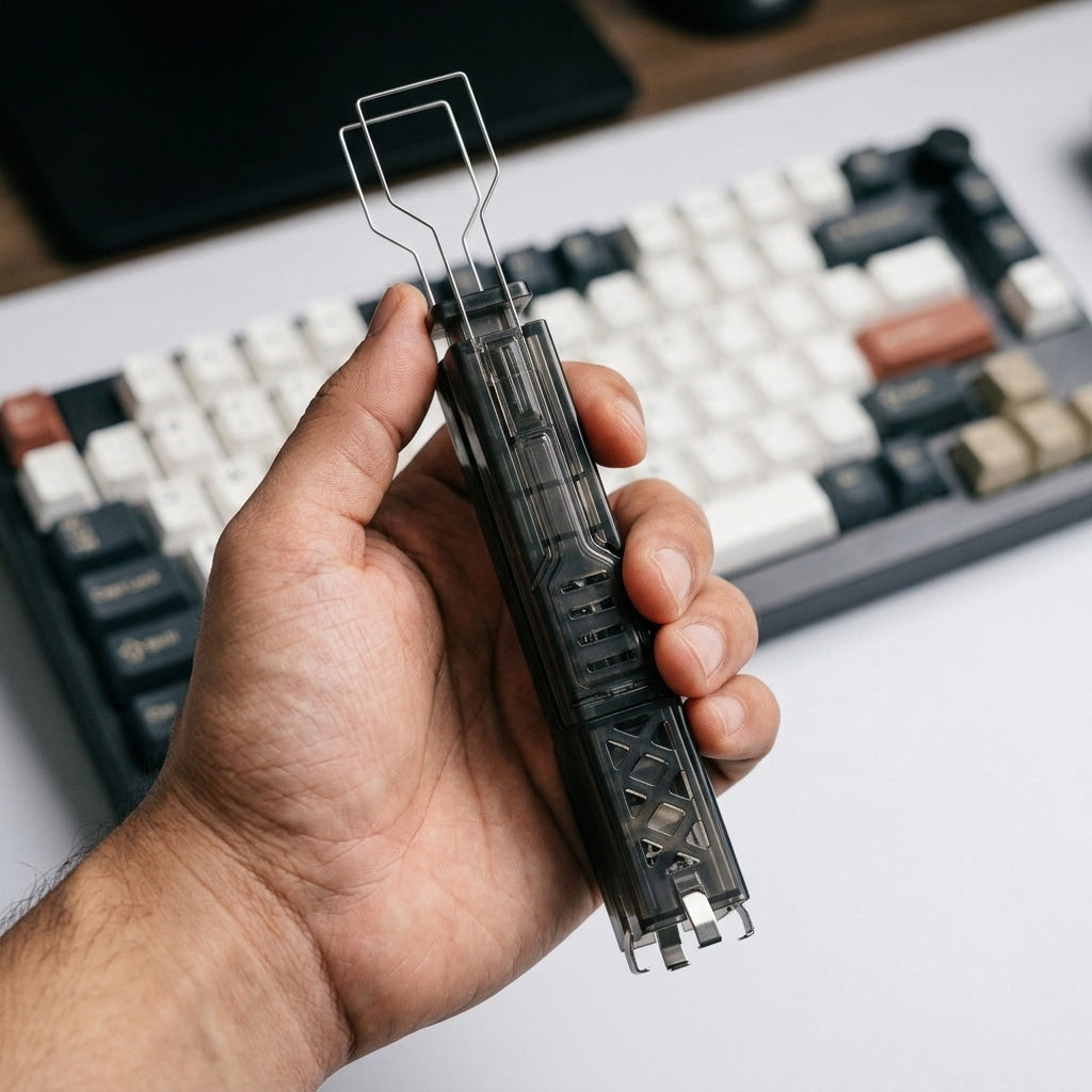 ZORBES® 2-in-1 Folding Keycap & Switch Puller Keyboard Tool