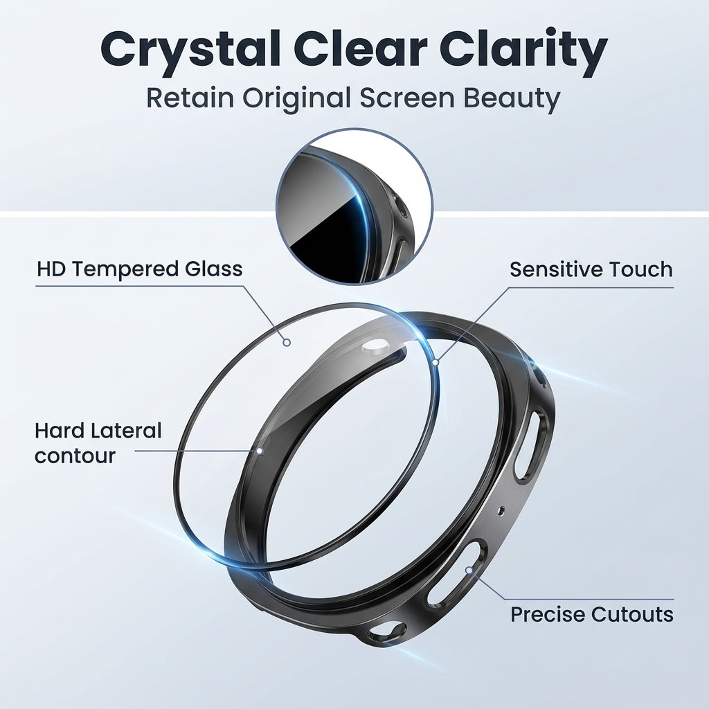 ZORBES® Screen Protector Compatible for Galaxy Watch 8 40mm 3 Pack