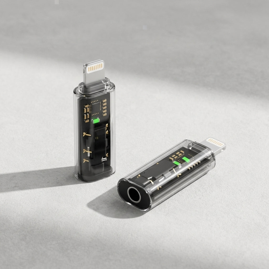 ZORBES® Lightning to 3.5mm Audio Adapter Hi-Res Headphone Jack