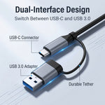 ZORBES® 6-in-1 SD Card Reader USB 3.0 & Lightning Adapter 5Gbps