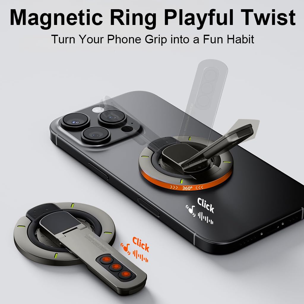 ZORBES® 3-in-1 Double-Sided MagSafe Phone Grip & Stand