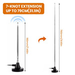 ZORBES® 31'' Universal Telescopic FM/AM Radio Antenna Kit