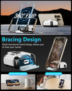 ZORBES® Compatible with AirPods 4th Generation Case Sleek White TPU Protective Case with Lock & Charging Port Flip Lid Design Fashion Earbud Charging Case Cover for AirPods 4th Gen, with Carabiner