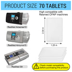 Verilux® 70Pcs Filters for CPAP Machine Replacement Cotton Filters Only for ResMed Airsense10/Aircurve10/S9 CPAP Machine