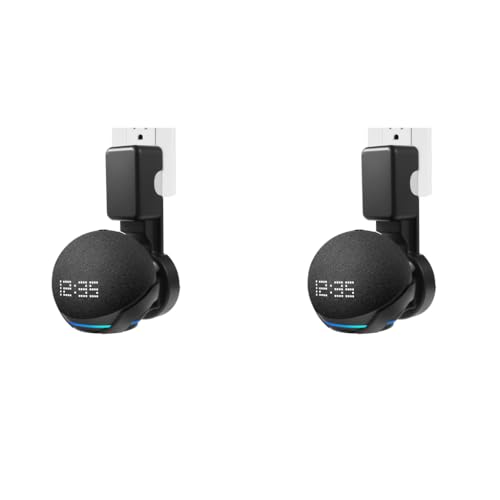 ZORBES® Alexa Stand Wall Mount for Echo Dot 4th 5th Generation with Cable Management Holder Only 2PCS