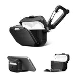 ZORBES® Protective Case for AirPods Pro 2nd Gen. Rugged Anti-Scratch TPU Charger Case Skin Cover with Anti-Open Locking Cover, Compatible with AirPods Pro 2nd Generation, with Carabiner