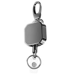ZORBES® Heavy Duty Zinc Alloy Retractable Keychain
