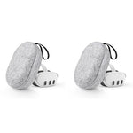 ZORBES® Carry Bag for Oculus Quest 3 Anti-Scratch Travel Case for Accessories Handle Bag with Handstrap VR Gaming Headset 2 PCS