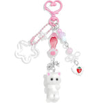 ZORBES® Cute Pink Keychain,Cat Keychain Aesthetic Y2K KeychainStylish Keychains