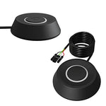 Verilux® Desktop LED Computer Power Button PC Switch External With USB 2M Cables DIY Modification Self Adhesive 2PCS