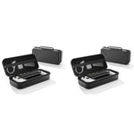 ZORBES® Carrying Case for Rog Ally & Accessories Portable Handbag EVA Organizer with Handle Waterproof Protective Storage Bag Travel Console 2 PCS