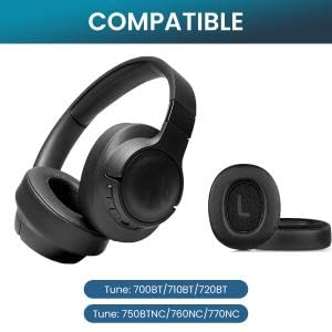 ZORBES® Earpads Replacement JBL Ear Pads Cushions Softer Noise Isolation for Headphones Tune 700BT 710BT 720BT 750BT 750BTNC 760NC 770NC 2 PCS