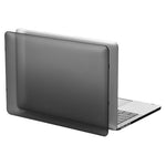 ZORBES® Laptop Cover for MacBook Air 13.6 Inch M4 A3240 M3 A3113 M2 A2681 Matte Anti-fingerprint Hard Shell Case Cover for Apple New Mac Book 13 Inch Case 2025 2024 2022 Release, Anti-slip Pads, Black