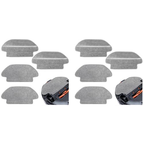 Verilux® Mopping Cloth for Mi Robot Vacuum Cleaner S10 Microfiber Absorbent Wet Dry Use Mop Cloth Replacements 2PCS