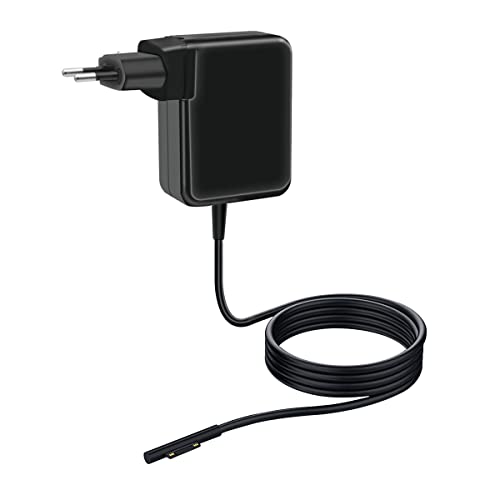 ZORBES® Surface Pro Charger 60W DC Charger Adapter with Charging Cable for Microsoft Surface Pro 3/4/5/6/7 Surface Pro X Surface Pro 8 Laptop 1/2/3 Surface Go 1/2, 15V/4A Surface Charger