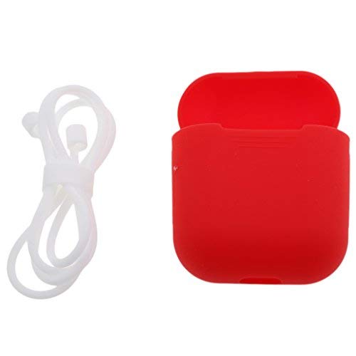 Protective Bluetooth Earphone case for AirPods (Red)