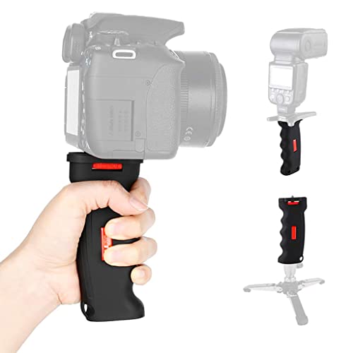 ZORBES® Camera Holder, 1/4" Universal Camera Hand Grip Stabilizer Support Mount for DSLR Camera Camcorder Smartphone GoPro Action Camera Led Video Light, Camera Holder for Video Shooting Videography