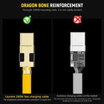 Verilux Type C Cable for Fast Charging 240W 4 in 1 Design with Silicone and Zinc Alloy