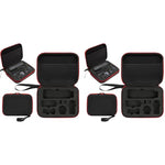 Verilux® Black Carrying Case for DJI Osmo Pocket 3 Camera Storage Bag with Hand Strap Travel Accessories Polyurethane 2PCS