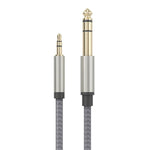 Verilux® 3.5mm to 6.35mm Aux Cable, 6.35mm 1/4" Male to 3.5mm 1/8" Male TRS Bidirectional Stereo Audio Cable Jack 4FT