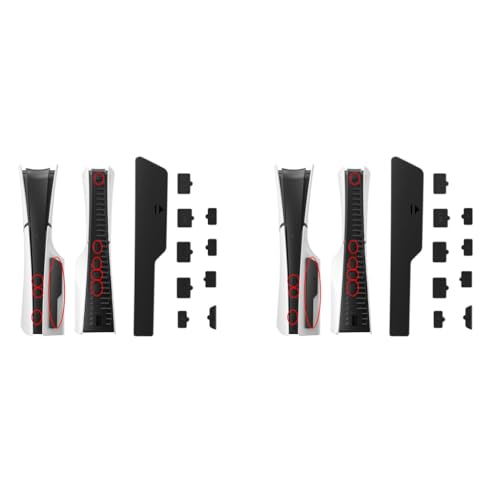 ZORBES® Dust Plug for PS5 18PCS Kit for PS5 Slim Console Silicone Plugs Protector Antidust Cover Dustproof PlayStation 5 Disk Digital Game Accessories