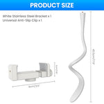 ZORBES® Flexible Baby Monitor Mount Compatible with Infant Optics Baby Monitor DXR-8 and DXR-8 Pro, Baby Camera Holder with Flexible Arm & Adjustable Clip